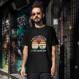 Grappig dat een kat mij bezit t-shirt