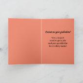 Grappig dat er geen Afstuderen meer is van leraar Kaart (Binnen)