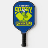 Grappig dat er geen sorry is in Pickleball Blue Paddle (Achterkant)
