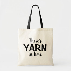 Grappig dat er YARN in zit... die Crochet doodt. Tote Bag