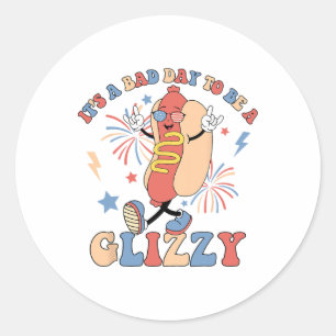 Grappig dat het een BYD dag is om een glanzende 4t Ronde Sticker