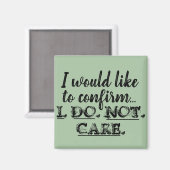 Grappig dat het me geen magneet kan schelen (Voorkant / Achterkant)