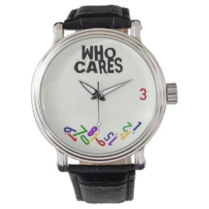 Grappig dat het om het vallen van het nummer kijkt horloge