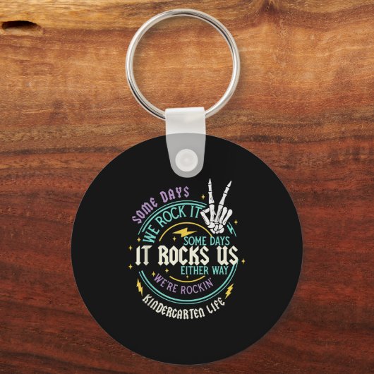 Grappig dat het ons leven in de kleuterschool teru sleutelhanger (Voorkant)