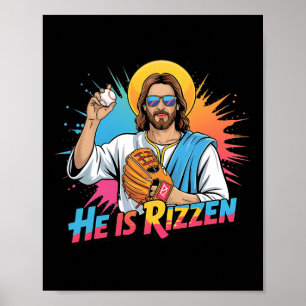 Grappig dat hij Rizzen Jesus Shirt Sell Boys Kinde Poster