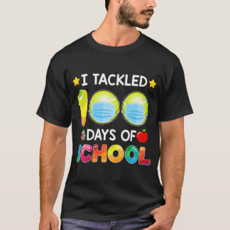 Grappig dat ik 100 dagen op school Tennis Boy Matc T-shirt
