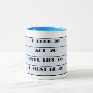 Grappig dat ik 40 40ste verjaardag humor ben mok