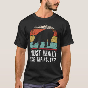 Grappig dat ik alleen maar van Tapirs hou. T-shirt
