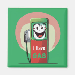 Grappig dat ik benzine Cartoon heb Magneet