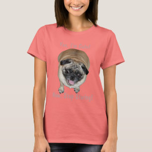 Grappig dat ik Cute Pug Dog ben T-shirt
