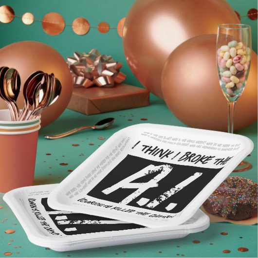 Grappig dat ik de AI developers heb gebroken Papieren Bordje (Multi)