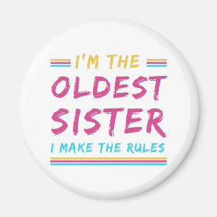 Grappig dat ik de oudste zuster ben die ik de rege magneet