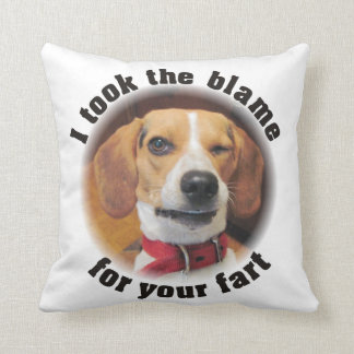 Grappig dat ik de schuld nam van je kleine Beagle Kussen