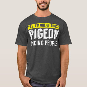 Grappig dat ik deel aan duiven die mensen vogelcad t-shirt
