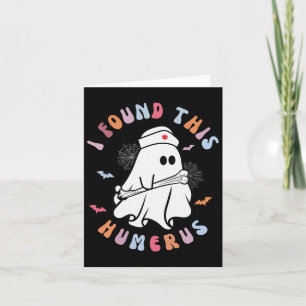 Grappig dat ik deze Humerus Boo Ghost Halloween Co Kaart