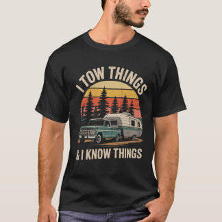 Grappig dat ik dingen gooi en ik weet dingen campe t-shirt