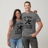 Grappig dat ik dingen vastmaak, maar mijn echte ho t-shirt (Unisex)
