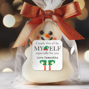 Grappig dat ik dit gemaakt heb door mijn Elf-naam Vierkante Sticker