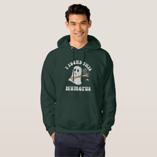 Grappig dat ik dit opperarmbeen vond hoodie (Voorkant volledig)