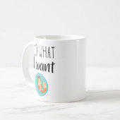 Grappig dat ik doe wat ik wil koffiemok (Voorkant links)