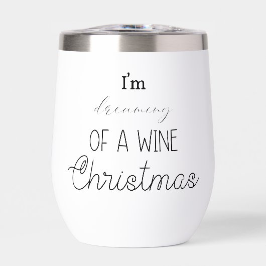 Grappig dat ik droomde van een Wine Kerstmis. (Voorkant)
