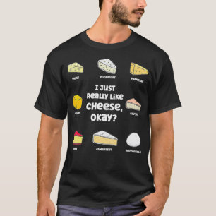 Grappig dat ik echt van kaas hou, oké Cheese Lover T-shirt