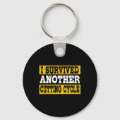 Grappig dat ik een andere snijcyclus-lichaamsbouw  sleutelhanger (Voorkant)