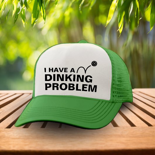 Grappig dat ik een drankprobleem grapje Pickleball Trucker Pet
