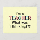 Grappig dat ik een leraar Tshirts en cadeautjes be Briefkaart (Voorkant)