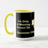 Grappig dat ik een Morning Person Quote w/Emoji be Mok (Links)