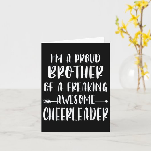 Grappig dat ik een trotse juichbroeder ben van een kaart (Gele Bloem)