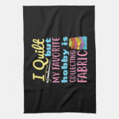 Grappig dat ik een watje gooi, maar mijn hobby ver theedoek (Verticaal)