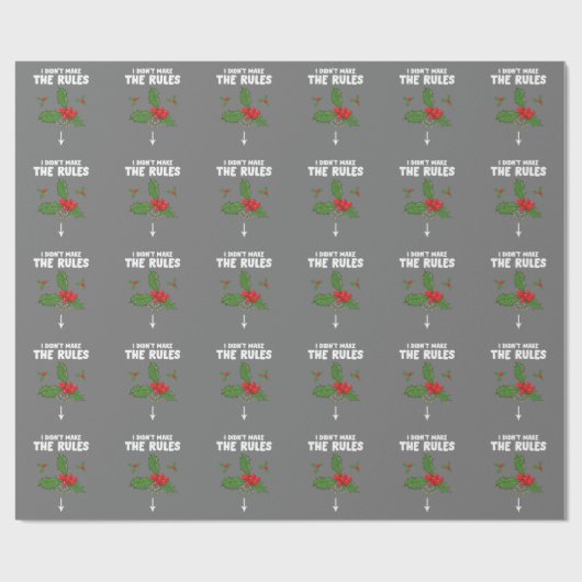 Grappig dat ik geen kerstvolwassene heb gemaakt cadeaupapier (Vlak)