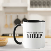 Grappig dat ik geen schaap geboren ben mok
