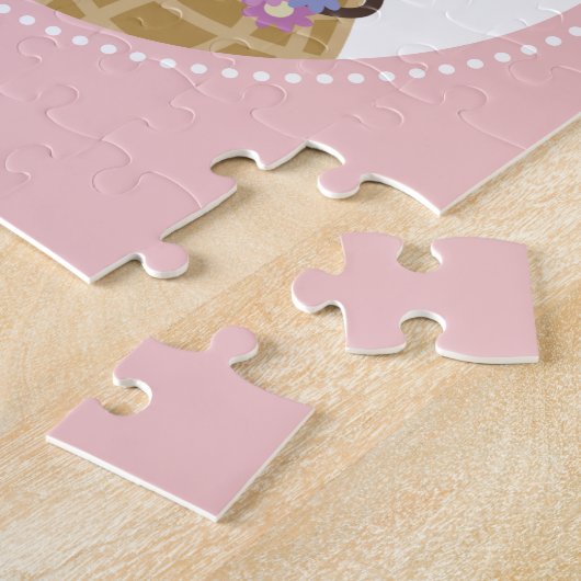 Grappig dat ik gek ben op je gelukkig Jubileum. Legpuzzel (Zijkant)