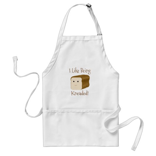 Grappig dat ik graag Kneaded Bread Apron ben Standaard Schort (Voorkant)