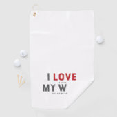 Grappig dat ik het leuk vind als mijn vrouw golfhanddoek (Insitu)