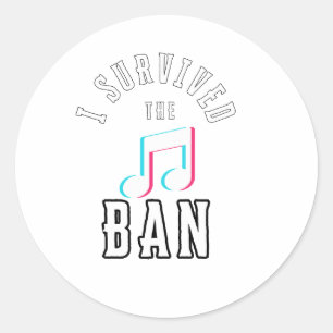 Grappig dat ik het social media verbod van 2025 he ronde sticker