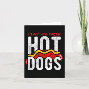 Grappig dat ik hier ben voor de hotdogs bbq kaart