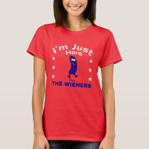 Grappig dat ik hier ben voor de Wieners T-shirt