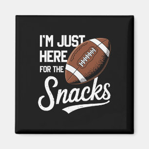 Grappig dat ik hier ben voor het snacks Football Magneet