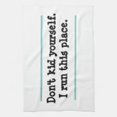 Grappig dat ik hier een witte keukenhanddoek heb. (Verticaal)