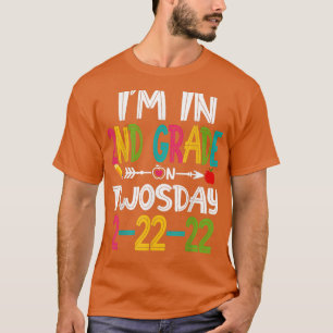 Grappig dat ik in de tweede klas ben op twee febru t-shirt