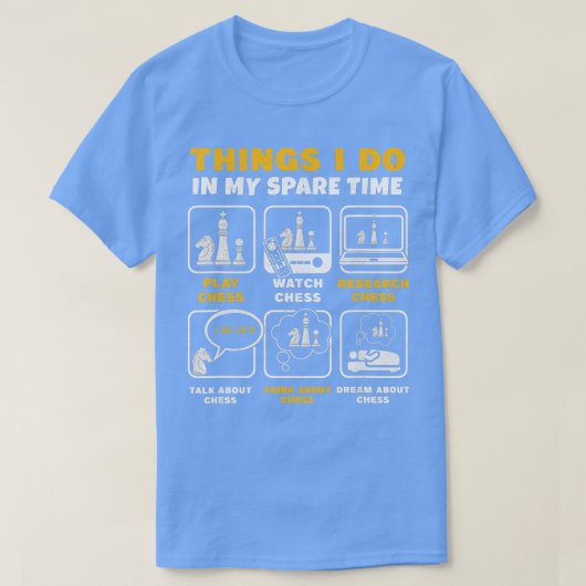 Grappig dat ik in mijn vrije tijd dingen doe t-shirt (Design voorkant)