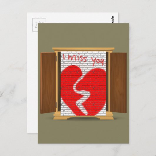 Grappig dat ik je graffiti uit de kast trek briefkaart (Voorkant / Achterkant)