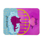 Grappig dat ik je hoor van gepersonaliseerde kat magneet (Horizontaal)