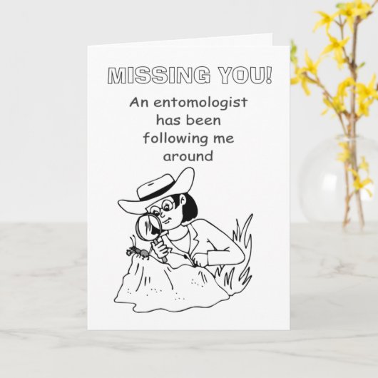 Grappig dat ik je mis kaart (Gele Bloem)