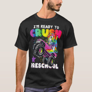 Grappig dat ik klaar ben om kleuterschool eenhoorn t-shirt