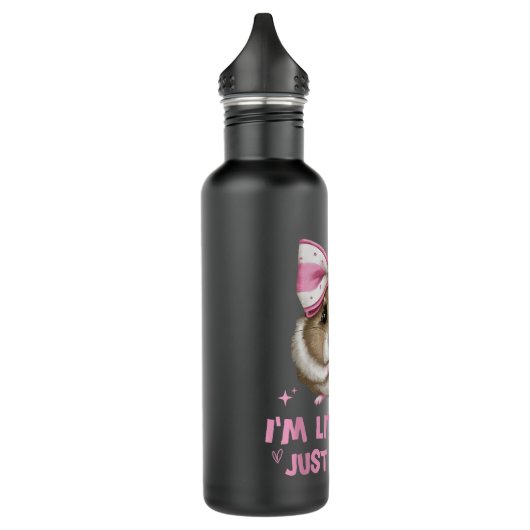 Grappig dat ik letterlijk een meid ben, droevige h waterfles  (Links)