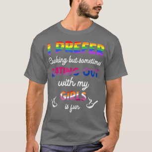 Grappig dat ik liever koken, maar soms wel G T-shirt